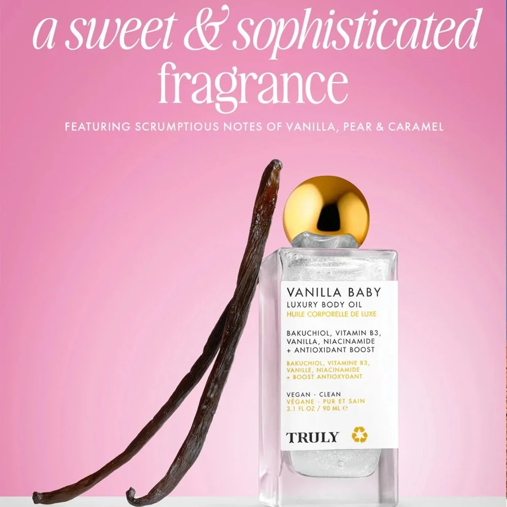 💖🆕💖 Truly Vanilla Baby Luxury Body Oils x 2 - Picture 8 of 8